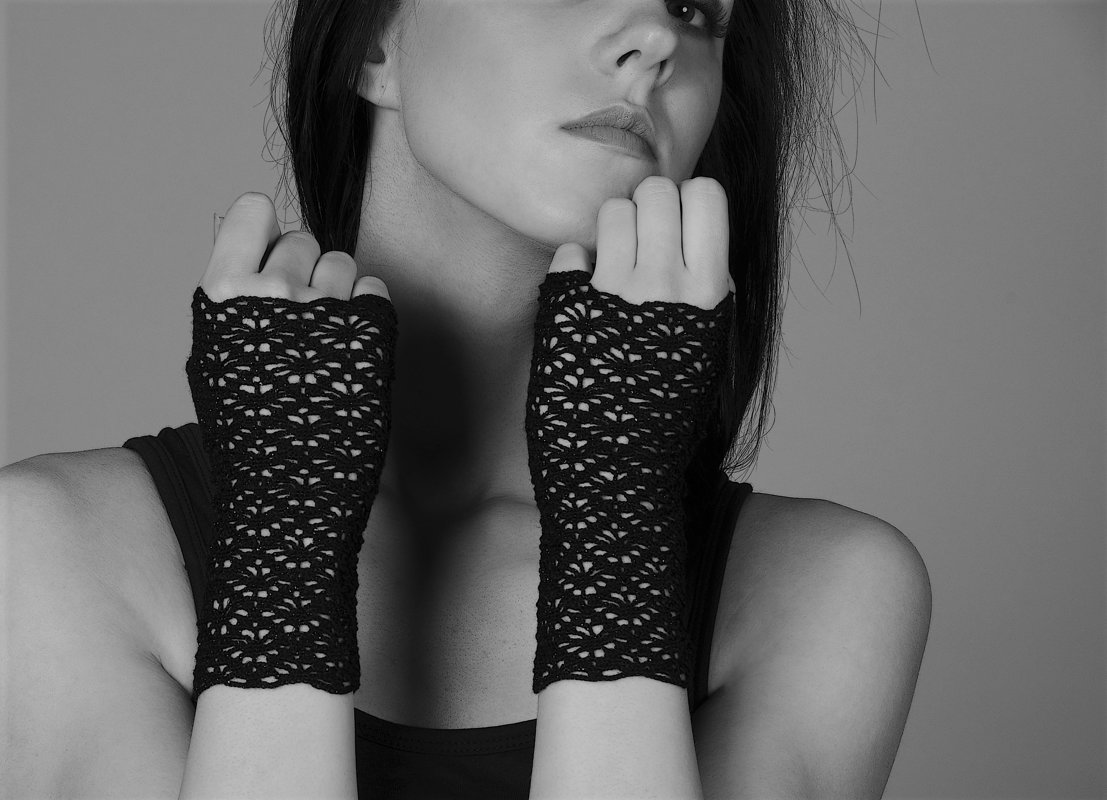 hand-crocheted wristlets