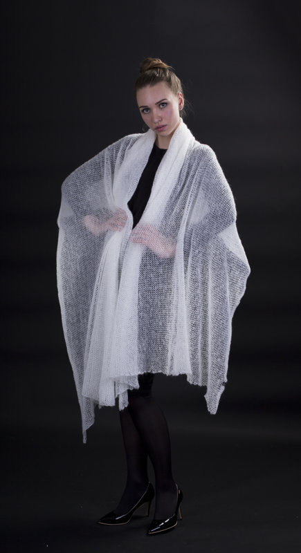 mohair wool shawl only 29 €